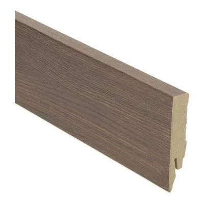 Plint Recht vintage eiken donkervernist MDF-folie
