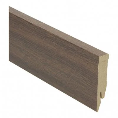 Plint Recht eiken donkervernist MDF-folie 14x70x24