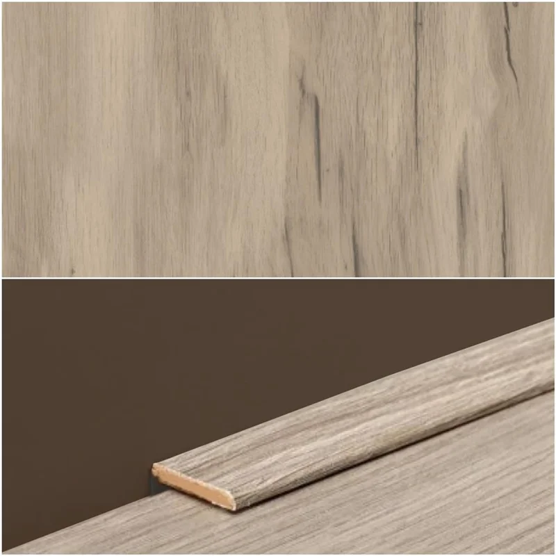 Plint Lat oud eiken licht MDF-folie 5x24x2400mm -