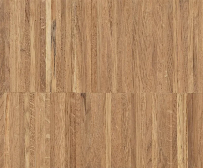 Eik lamel op kant onbehandeld 8x10x160mm per m² -