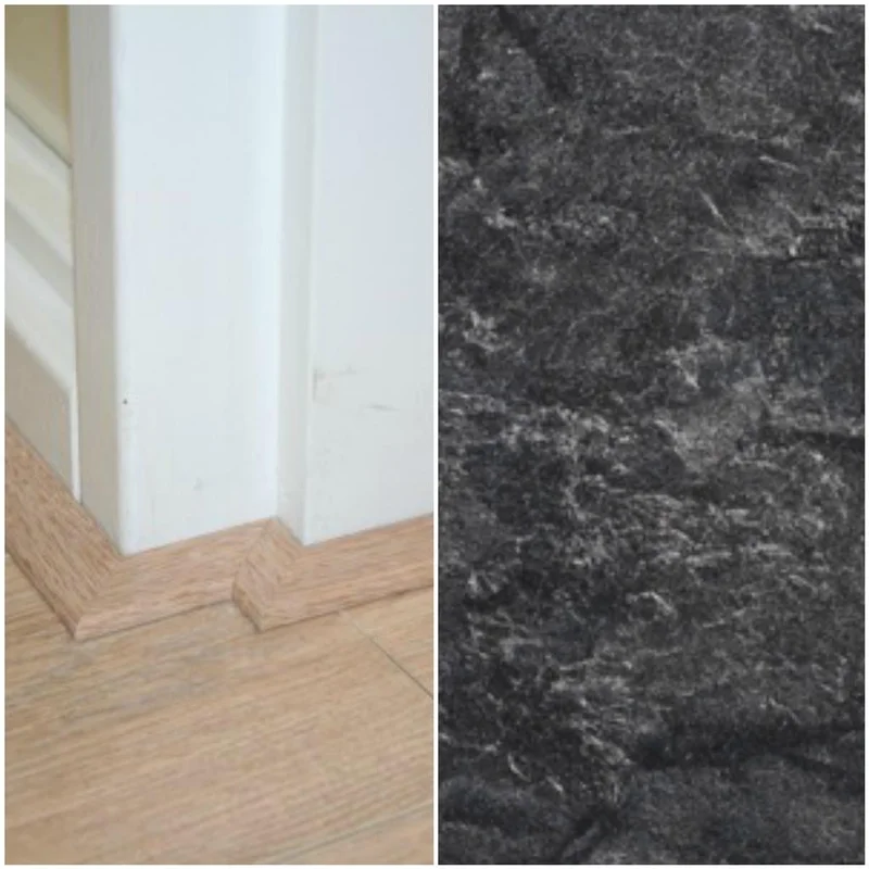 Ambiant Plint Lat marmer antraciet MDF-folie 5x24x