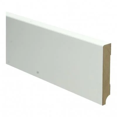 Plint Modern schilder RAL9010 wit MDF-gelakt 15x90
