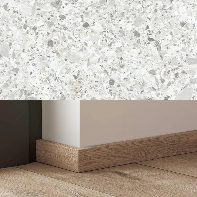 COREtec Plint CERA standaard branco 0990 PVC-folie