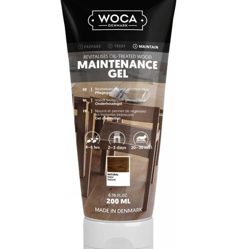 Woca onderhoudsgel naturel 200ml - Stuk