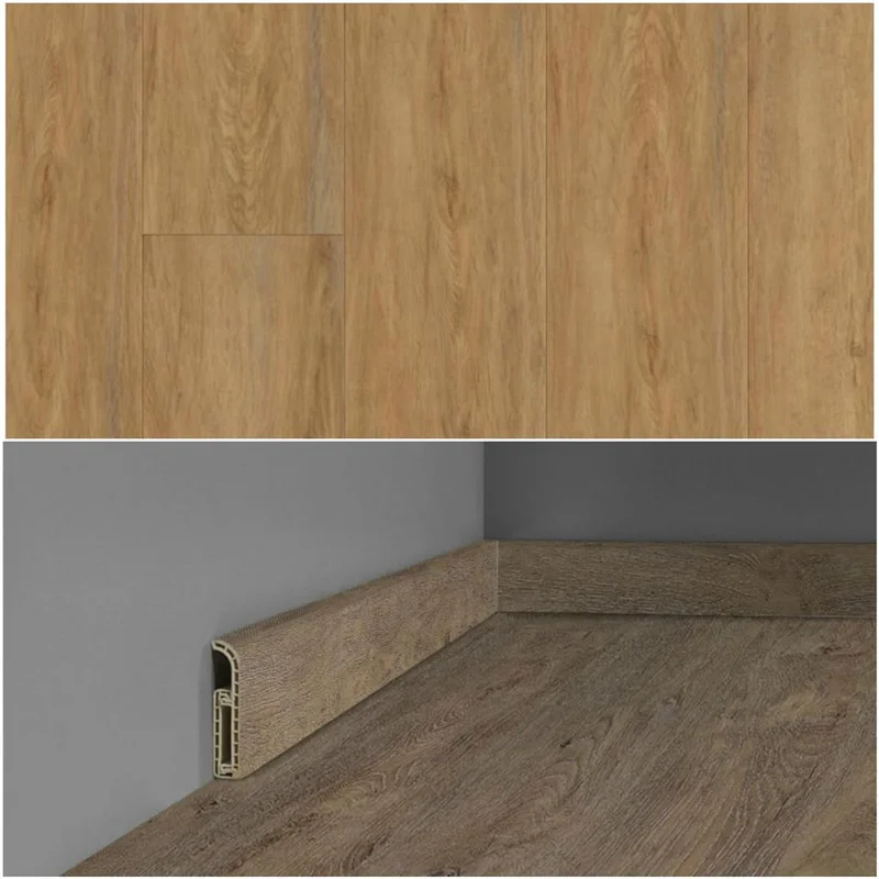 COREtec Plint Hoog highlands oak PVC-folie 16x70x2