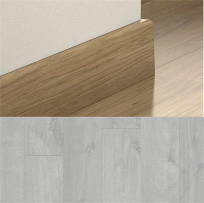 Pergo Plint Hoog kalkgrijze eik MDF-folie 14x77x24