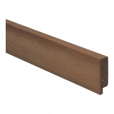 Plint Recht jatoba onbehandeld massief 15x54mm per