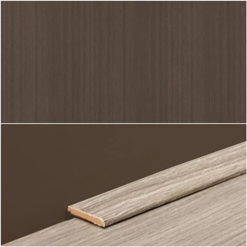Plint Lat franse eik grijs vernist MDF-folie 5x24x