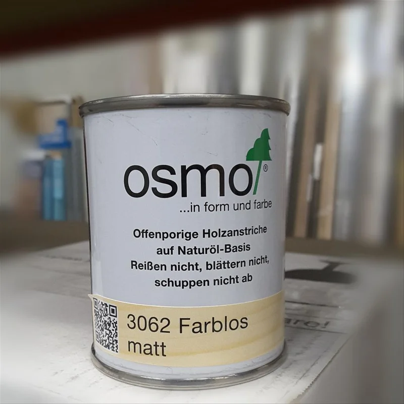 Osmo Hardwax-olie 3062 kleurloos mat 0,125l - Stu