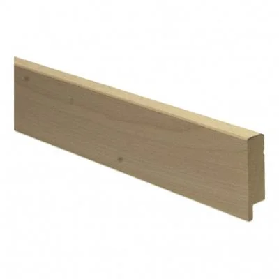 Plint Recht beuk gestoomd onbehandeld massief 15x5