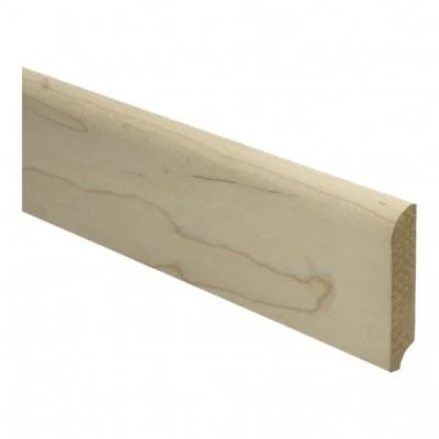 Plint Standaard ahorn onbehandeld massief 13x60mm