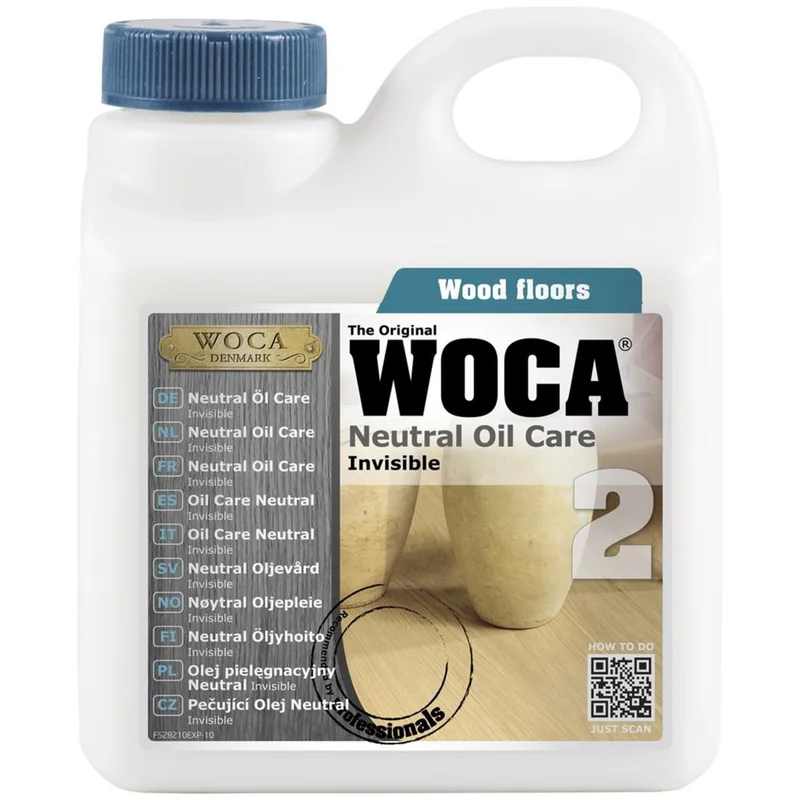 Woca invisible oil care staal 25ml - Stuk