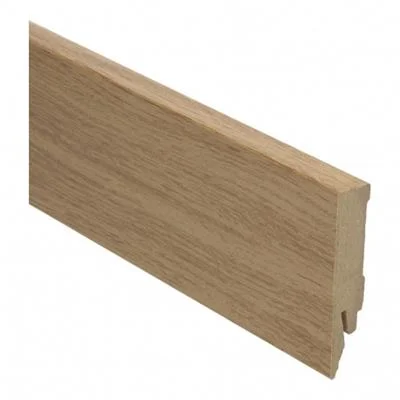 Plint Recht eiken licht MDF-folie 14x70x2400mm - S