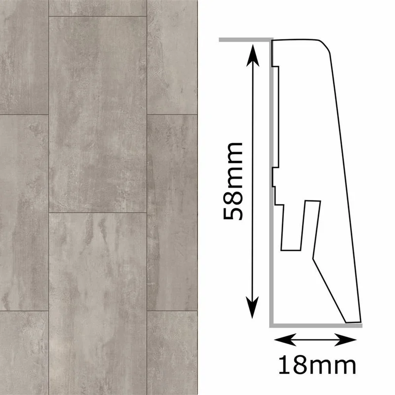 Krono-Original Plint Standaard skatepark MDF-folie