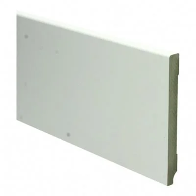 Plint Modern schilder RAL9010 wit MDF-gelakt 12x12