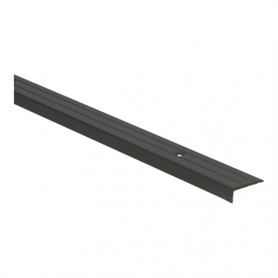 Profiel hoek brons ALU 10x24,5mm schroef 2700mm -