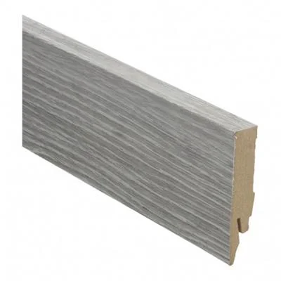 Plint Recht scarlet oak light grey MDF-folie 14x70