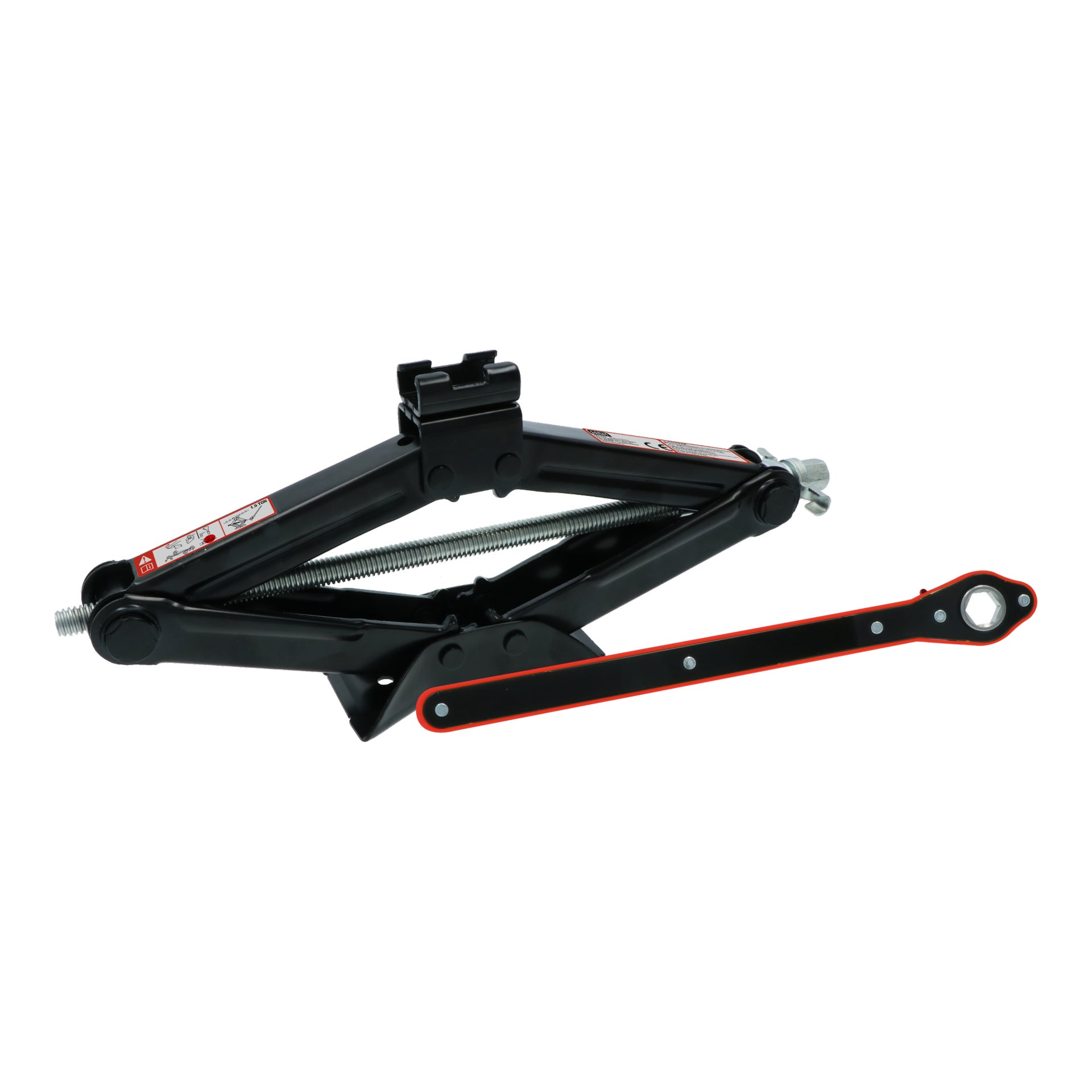 Cric Losange Carpoint 0613003 Avec Cliquet - Capacité 1500 Kg, Hauteur 104-385 Mm - 5