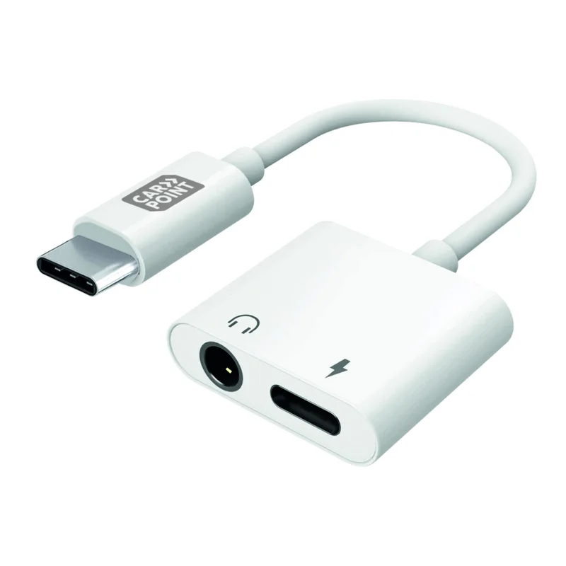 Carpoint 2 in 1 Adapter USB-C > AUX & USB-C | Commandant