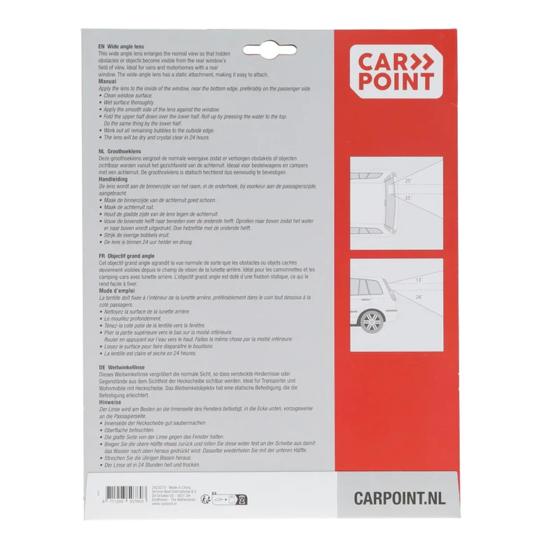 Carpoint Wide Angle lens 20x25.5cm | Valma