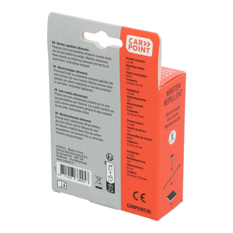 Carpoint Marter Repellent e1 12V Ultra Sonic Professional