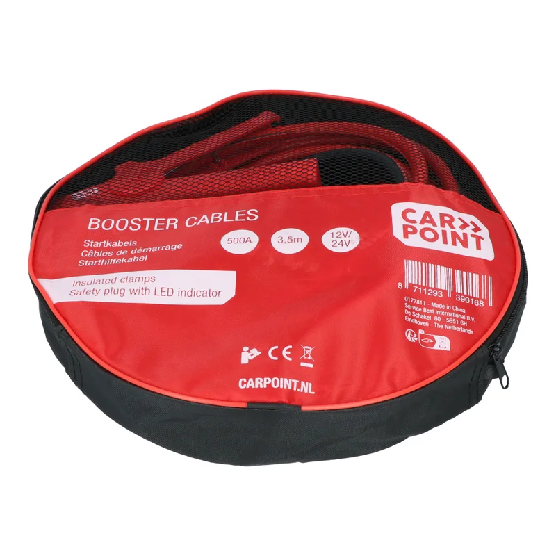 Carpoint Booster Cable 500A Safety Plug | Carpoint