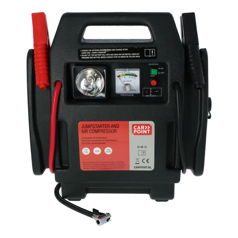 Carpoint Jumpstarter 12V/17AH en Compressor | Carpoint