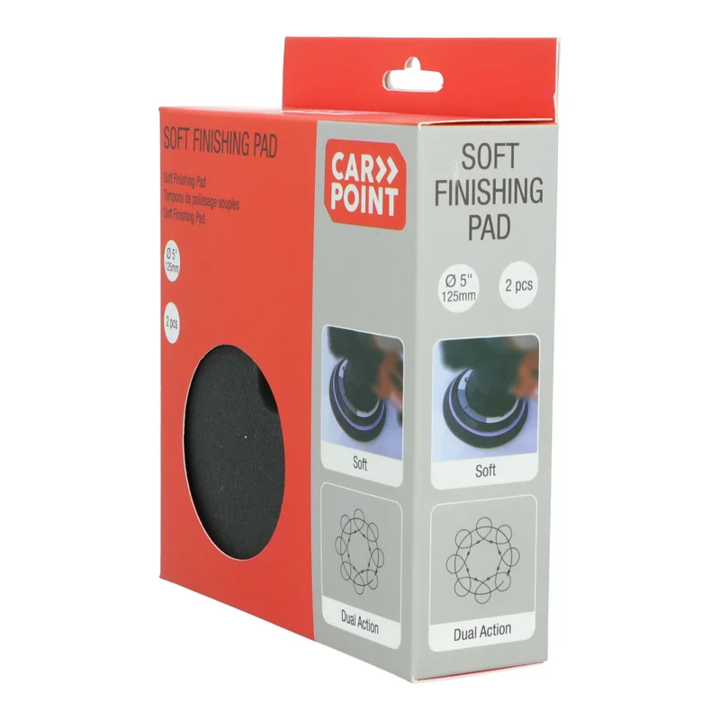 Carpoint Soft Finishing Pads 125mm/5