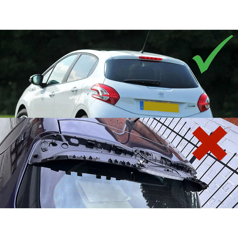 Becquet / aileron pour Citroën C2 v2 apprêté Becquet / aileron pour Citroën C2 v2 apprêté
