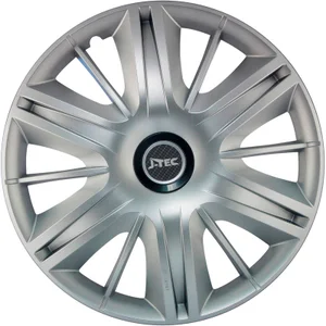 4-Delige J-Tec Wieldoppenset Nascar 13-inch zilver - Heron Automaterialen 4-Delige J-Tec Wieldoppenset Nascar 13-inch zilver - Heron Automaterialen