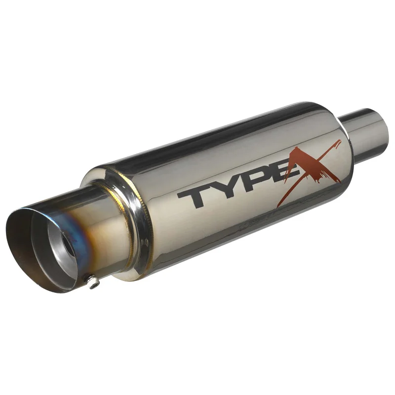 AutoStyle Sportuitlaat Universeel Type X-60 Racing ‘DualSound’ – Angle Tip – Titanium