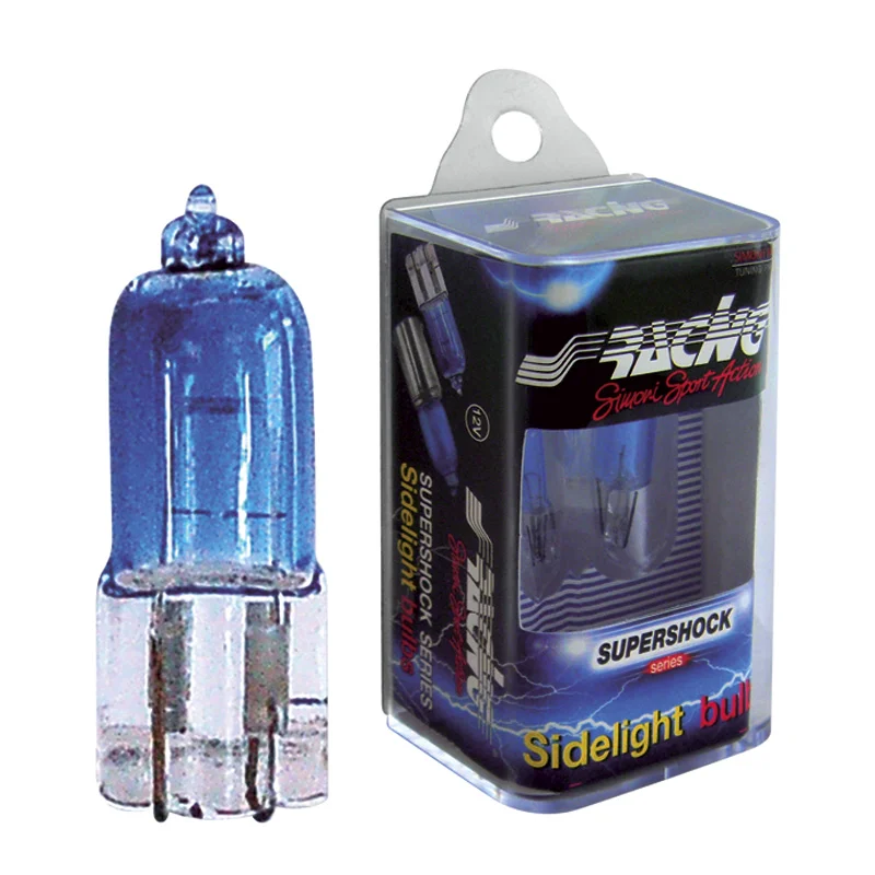 Simoni Racing T10 Halogeen ‘Super Shock’ Lampen – Superwhite – Set à 2 stuks