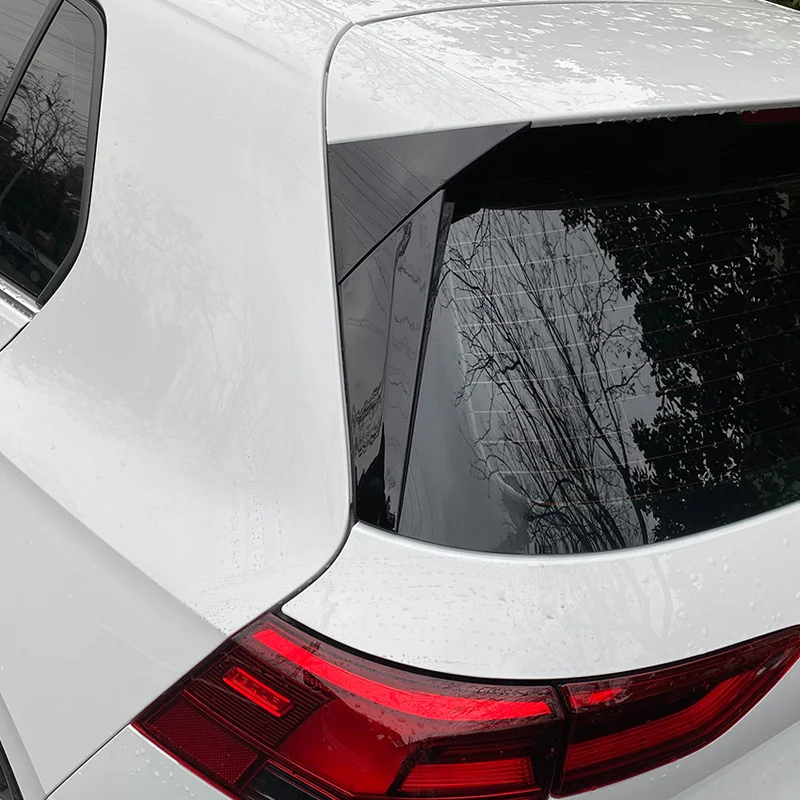 AutoStyle Set achterruit side-spoilers passend voor Volkswagen Golf VIII HB 3/5-deurs 2020- (ABS Glanzend zwart)