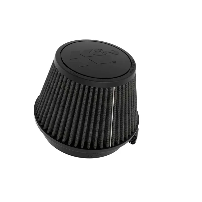 K&N Universeel Dryflow Zwart Luchtfilter Conisch 127mm aansluiting, 165mm onder, 114mm top, 102mm hoogte (RU-3120HBK)