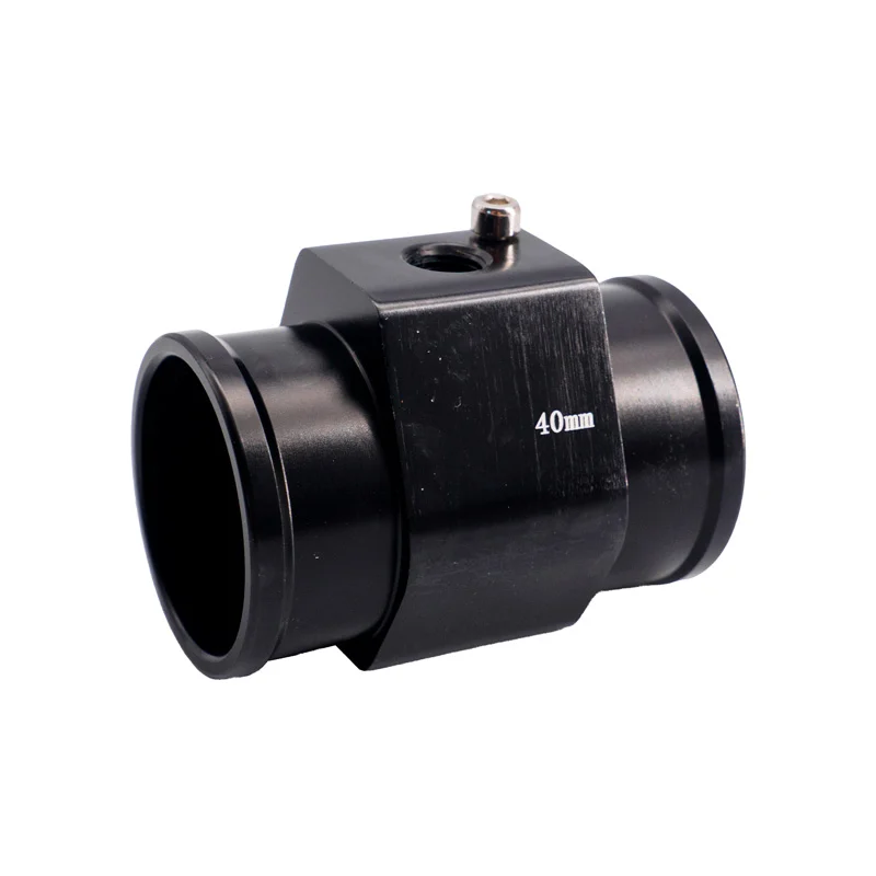 Simoni Racing Watertemperatuursensor Fitting – Zwart geanodiseerd aluminium – Ø40mm
