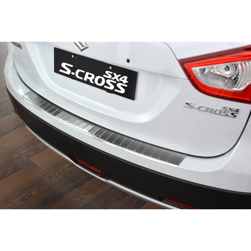 Avisa RVS Achterbumperprotector passend voor Suzuki SX-4 S-Cross 2013-2021 - Zilver