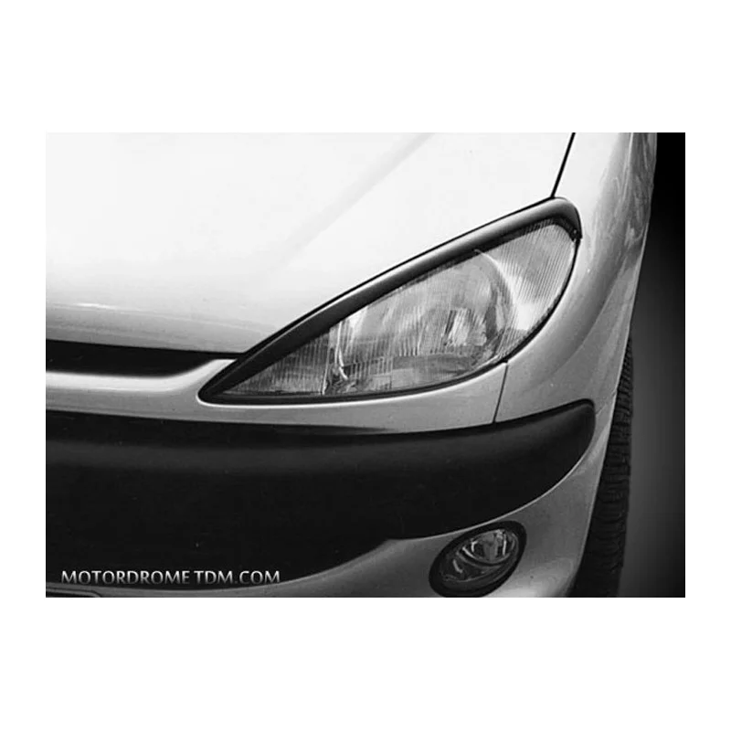 Motordrome Koplampspoilers passend voor Peugeot 206 (ABS)