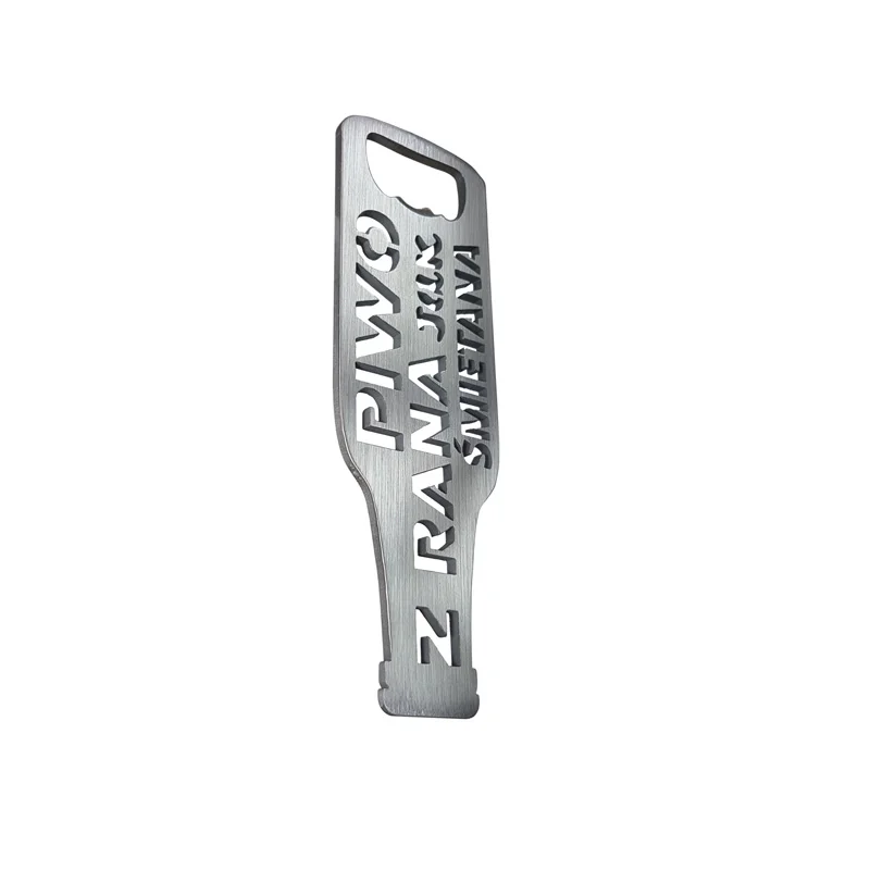 Avisa RVS Flesopener - 'PIWO Z RANA' (Zilver)