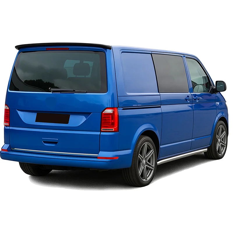 AutoStyle Dakspoiler passend voor Volkswagen Transporter T6 2015-2020 / T6.1 2020- (met achterklep) (ABS Glanzend zwart)