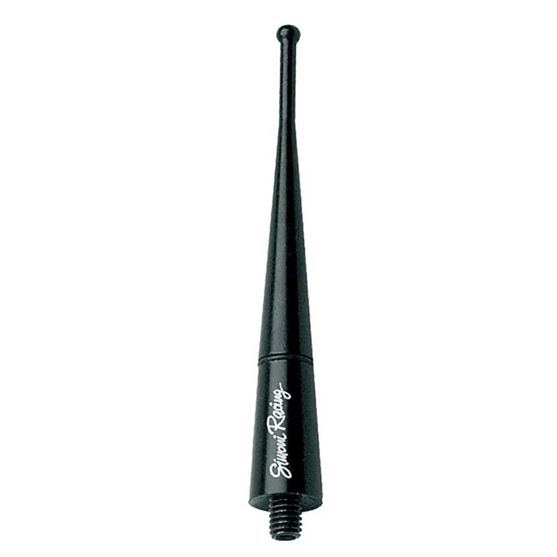 Simoni Racing Aluminium Antenne 8V – Zwart – Lengte 9cm