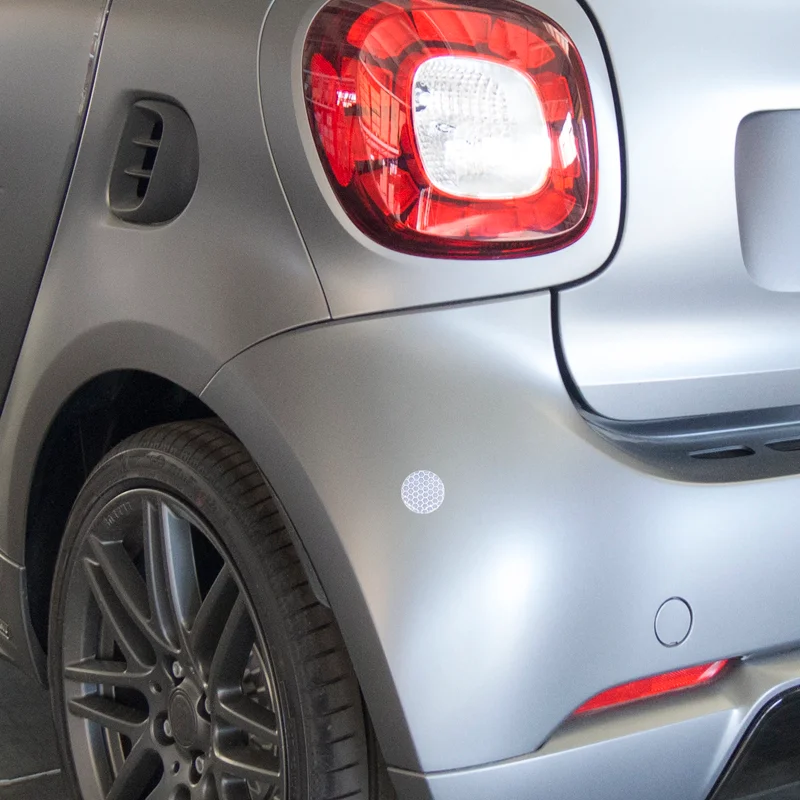 Simoni Racing Stickerset 'Reflective' - Wit - Set à 4 stuks