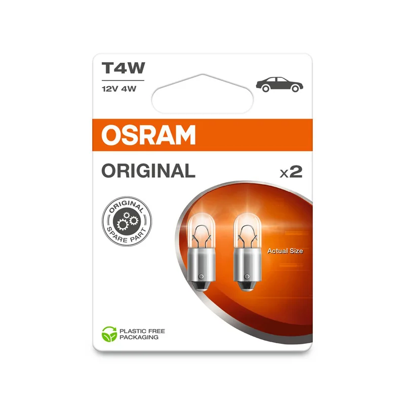Osram Original Halogeen lampen - BA9S - 12V/4W - set à 2 stuks