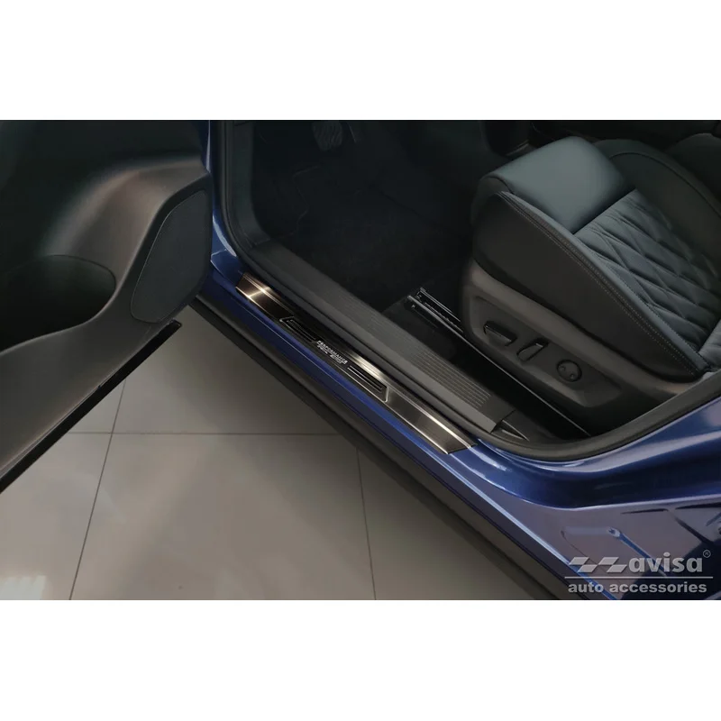 Avisa Zwart RVS Instaplijsten passend voor Nissan X-Trail IV 2021- - 'Performance Special Edition' - 4-delig