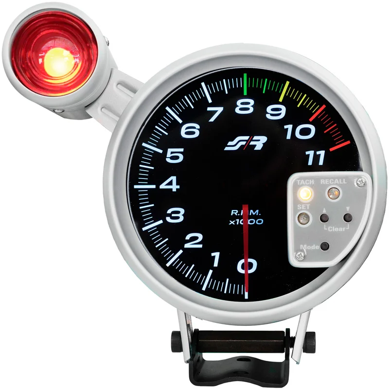 Simoni Racing toerenteller 5 inch (125 mm) – 0-11000 RPM – Shift Light