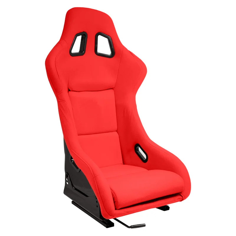 AutoStyle Sportstoel ‘MO’ – Rood – Vaste polyester rugleuning – incl. sledes