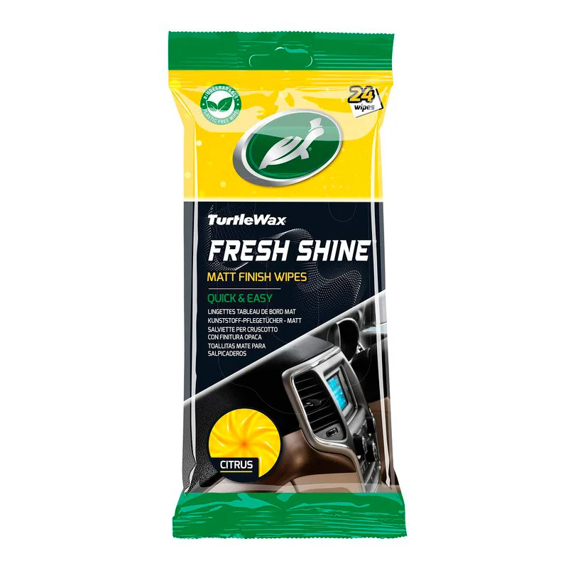 Turtle Wax 54096 Fresh Shine Matt Interieurreinigingsdoekjes 24 stuks