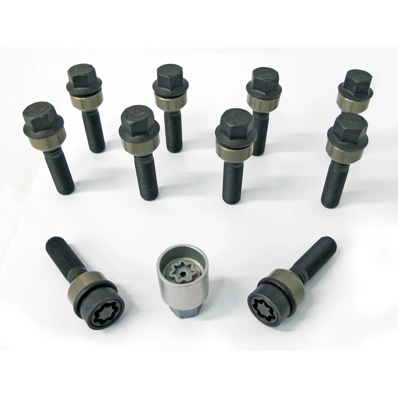 H&R Wielboutenset bolkonisch met beweegbare ring R14 M14x1.50 - Lengte 68mm - 10 stuks (Bv. passend voor Porsche) - incl. wielsloten