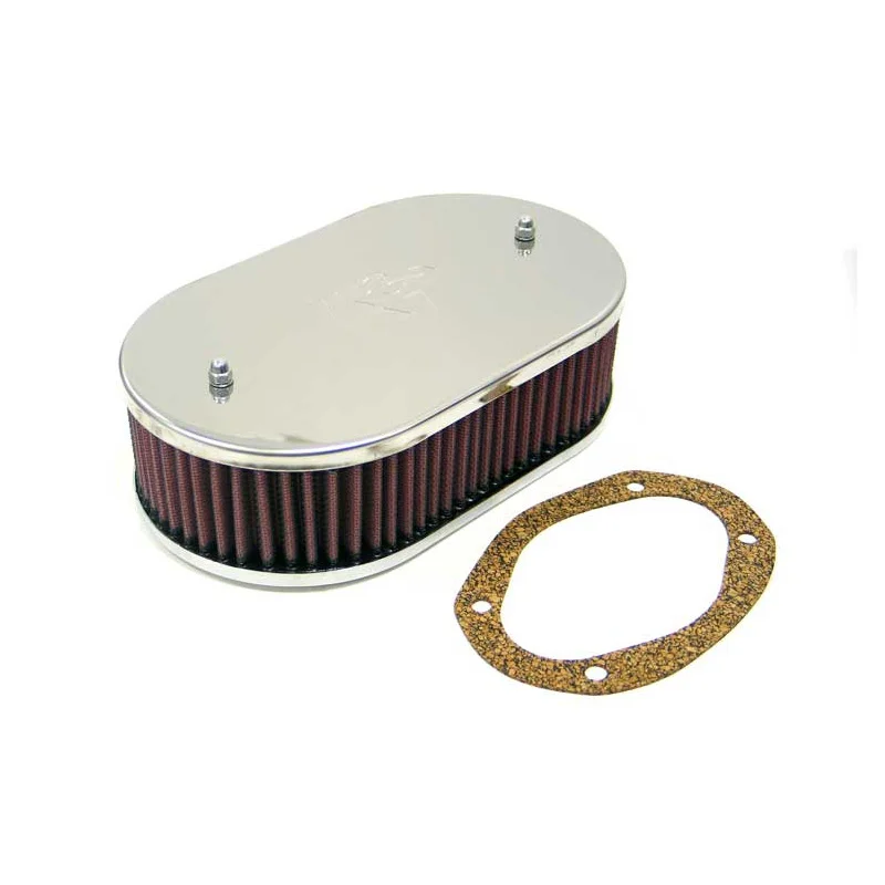 K&N carburateur luchtfilter ovaal groot passend voor Solex/Mikuni Solex 35/38 EEIT, Montagehoogte 65mm (56-9060)