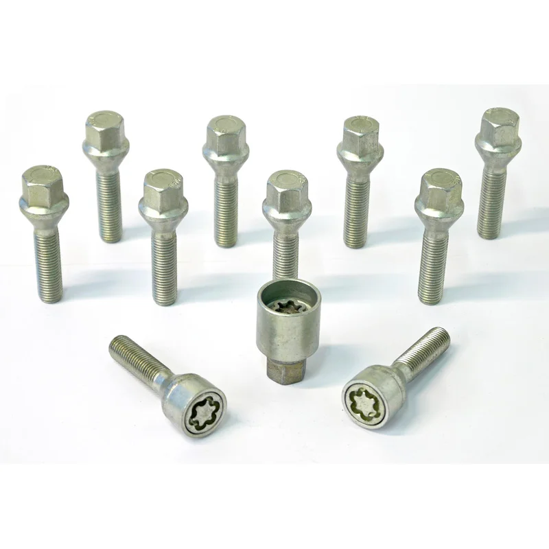 H&R Wielboutenset konisch M12x1.50 – Lengte 55mm – 10 stuks – incl. wielsloten