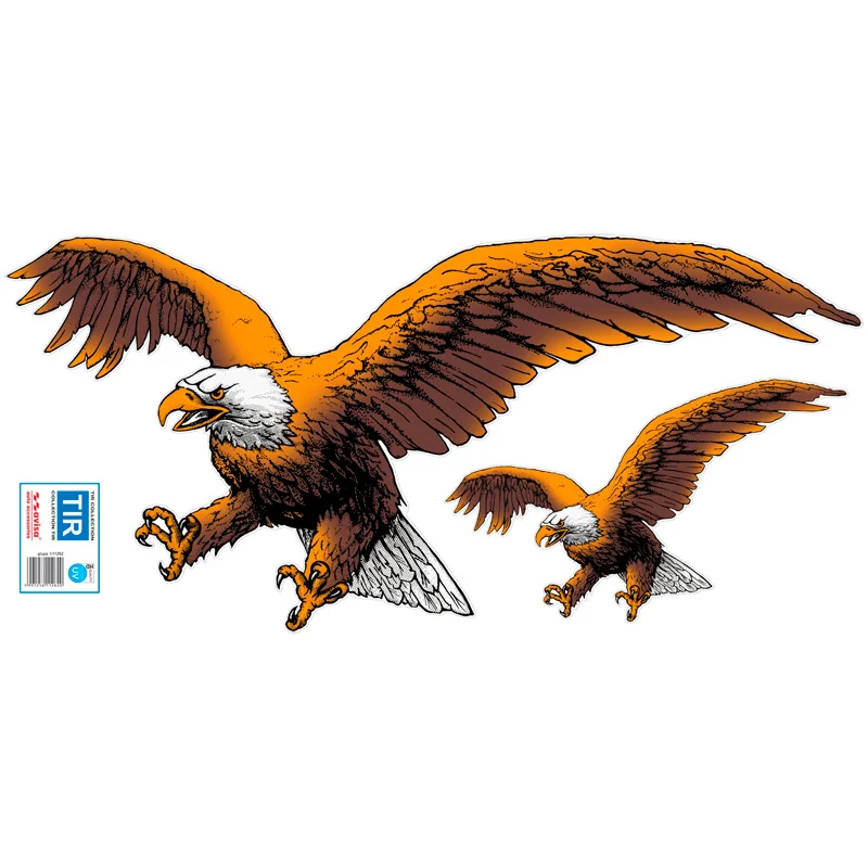 Avisa Auto Tattoo Sticker Eagle 2-stuks - 67x32cm